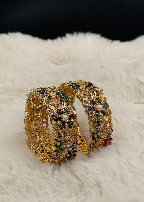Shop the Manal Openable Bangles from Zarosh Jewel