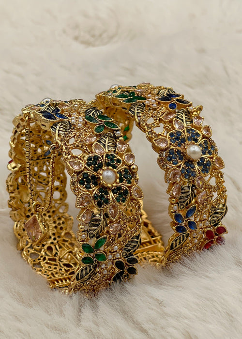 Shop the Manal Openable Bangles from Zarosh Jewel