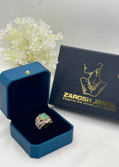 Shop the Manar Gold Plated Ring from Zarosh Jewel