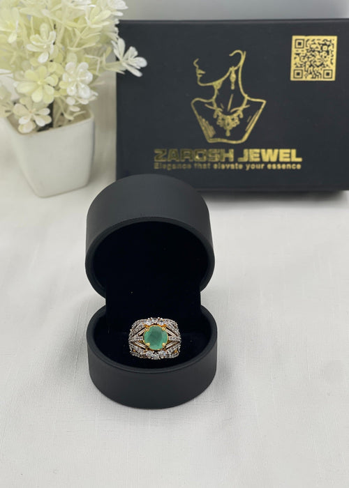 Shop the Manar Gold Plated Ring from Zarosh Jewel