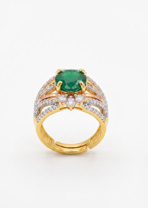 Shop the Manar Gold Plated Ring from Zarosh Jewel