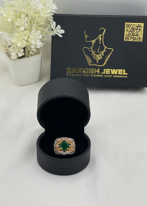 Shop the Manar Gold Plated Ring from Zarosh Jewel