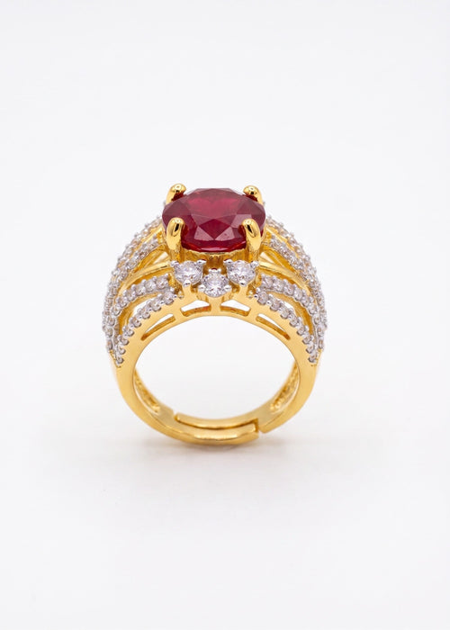 Shop the Manar Gold Plated Ring from Zarosh Jewel