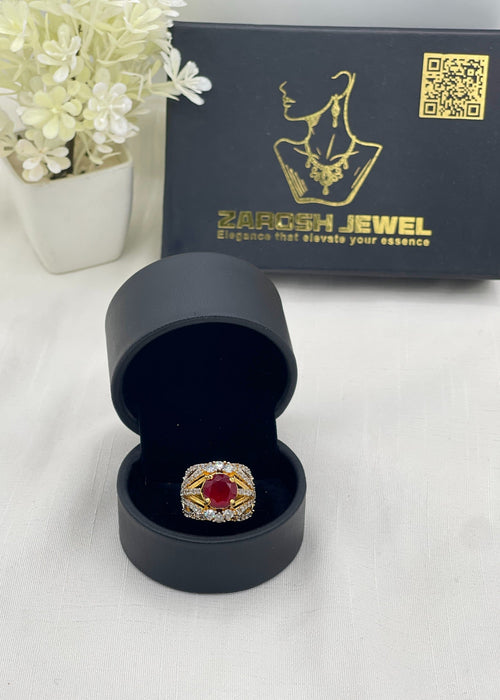 Shop the Manar Gold Plated Ring from Zarosh Jewel