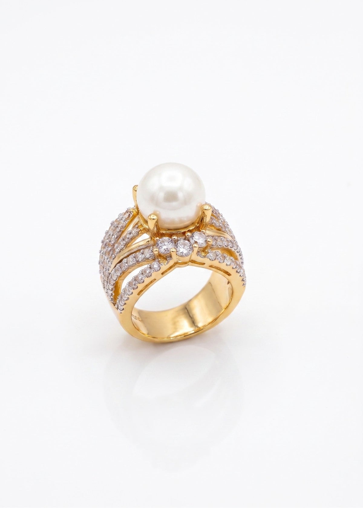 Shop the Manar Gold Plated Ring from Zarosh Jewel