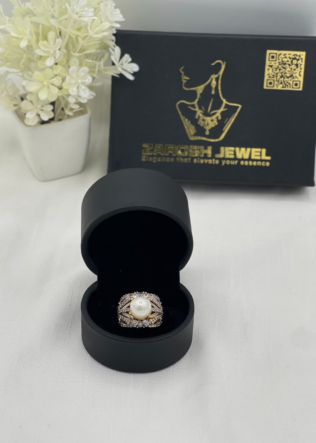 Shop the Manar Gold Plated Ring from Zarosh Jewel