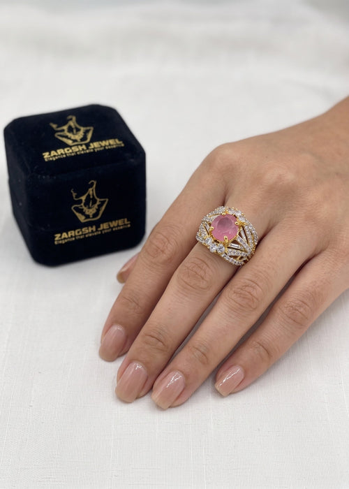 Shop the Manar Gold Plated Ring from Zarosh Jewel