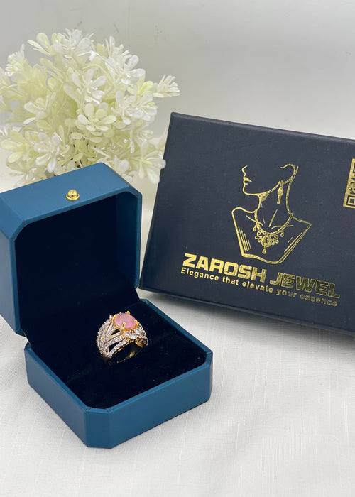 Shop the Manar Gold Plated Ring from Zarosh Jewel