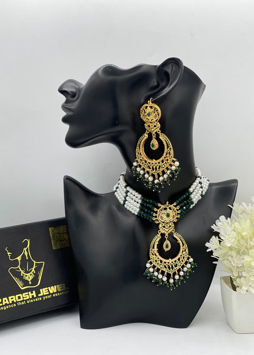 Shop the Manha Choker Set from Zarosh Jewel