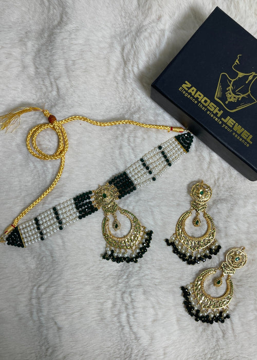 Shop the Manha Choker Set from Zarosh Jewel