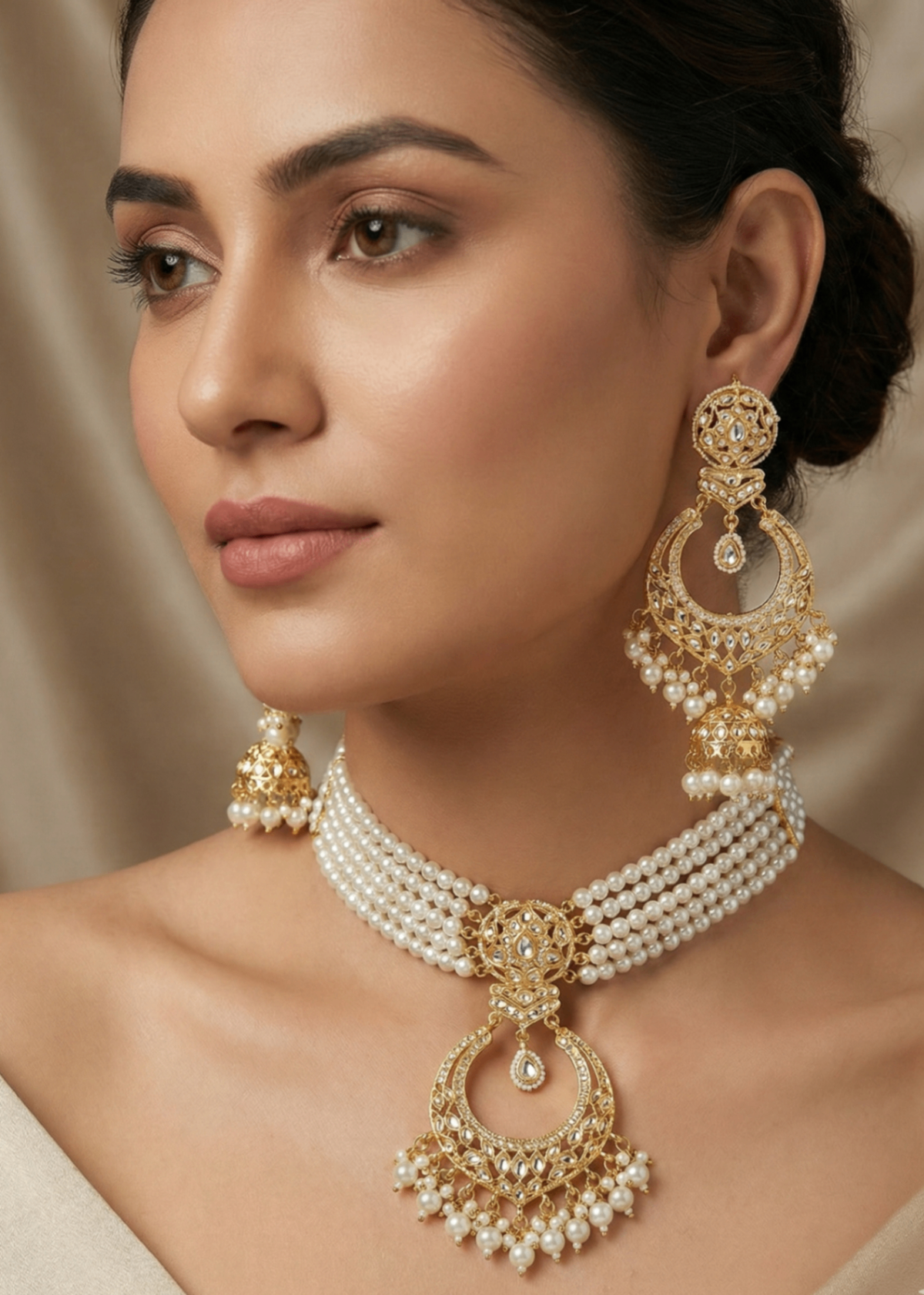 Shop the Manha Choker Set from Zarosh Jewel