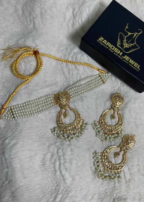 Shop the Manha Choker Set from Zarosh Jewel