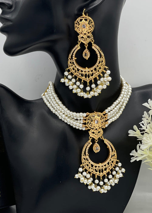 Shop the Manha Choker Set from Zarosh Jewel
