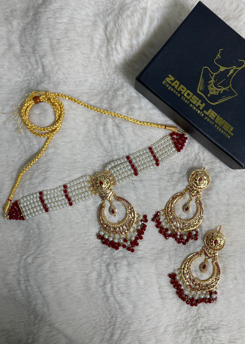 Shop the Manha Choker Set from Zarosh Jewel