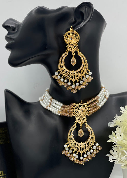 Shop the Manha Choker Set from Zarosh Jewel
