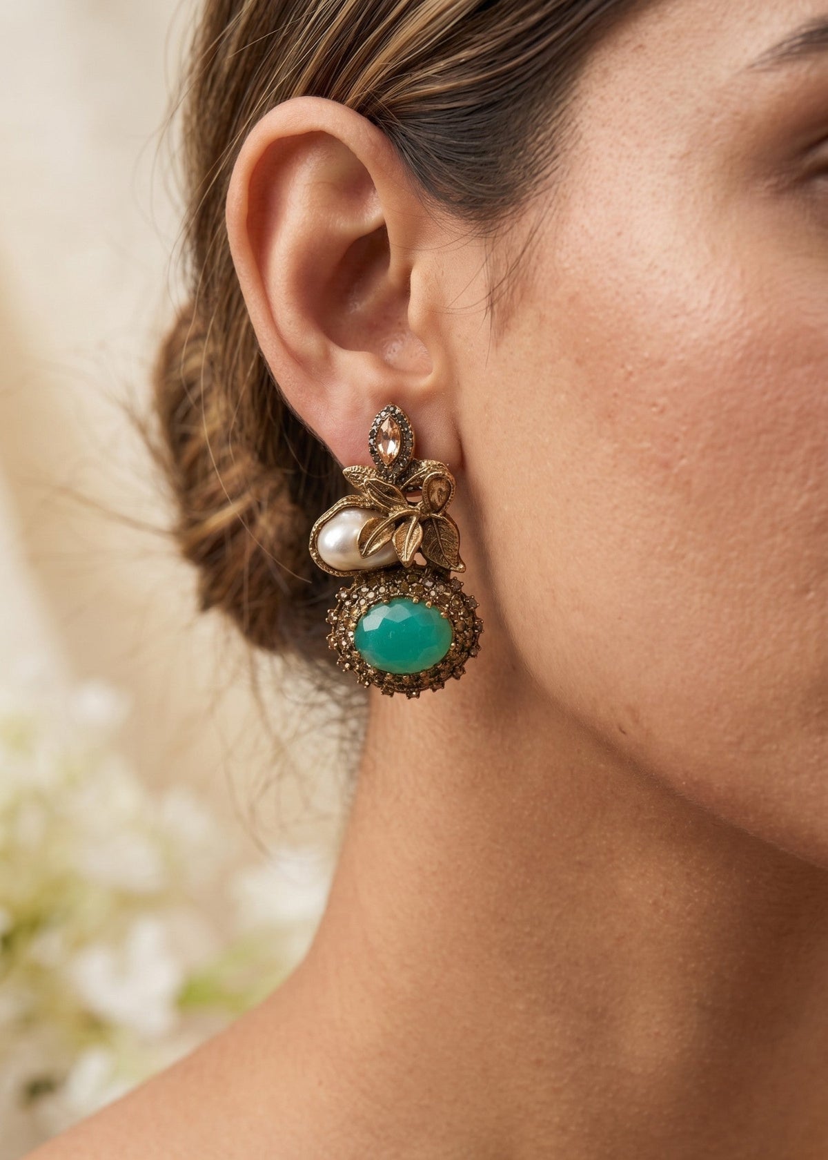 Shop the Marjan Heritage Earring from Zarosh Jewel
