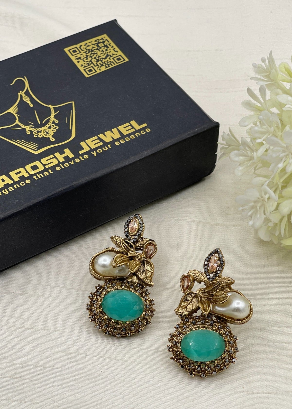 Shop the Marjan Heritage Earring from Zarosh Jewel