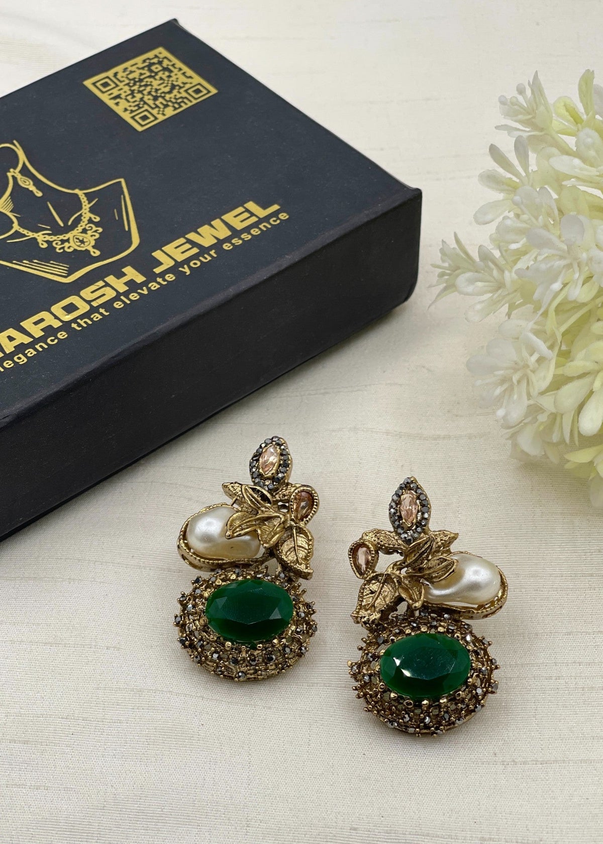 Shop the Marjan Heritage Earring from Zarosh Jewel
