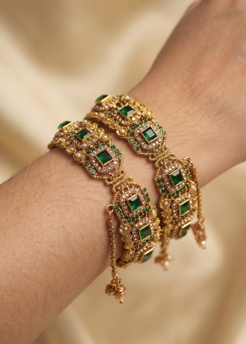 Shop the Maryam Square Karas from Zarosh Jewel