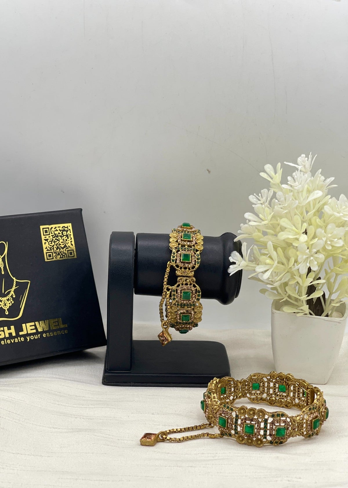Shop the Maryam Square Karas from Zarosh Jewel