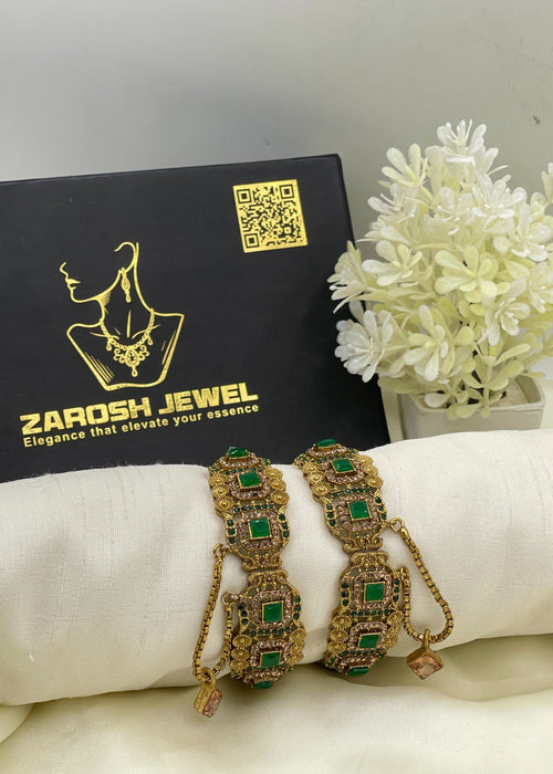 Shop the Maryam Square Karas from Zarosh Jewel
