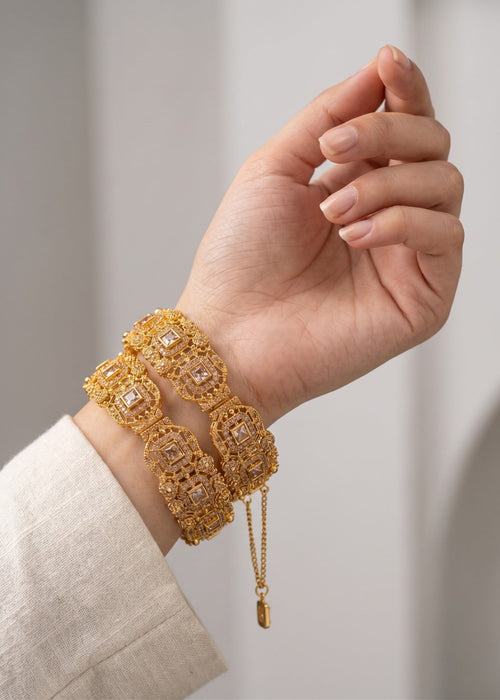 Shop the Maryam Square Karas from Zarosh Jewel