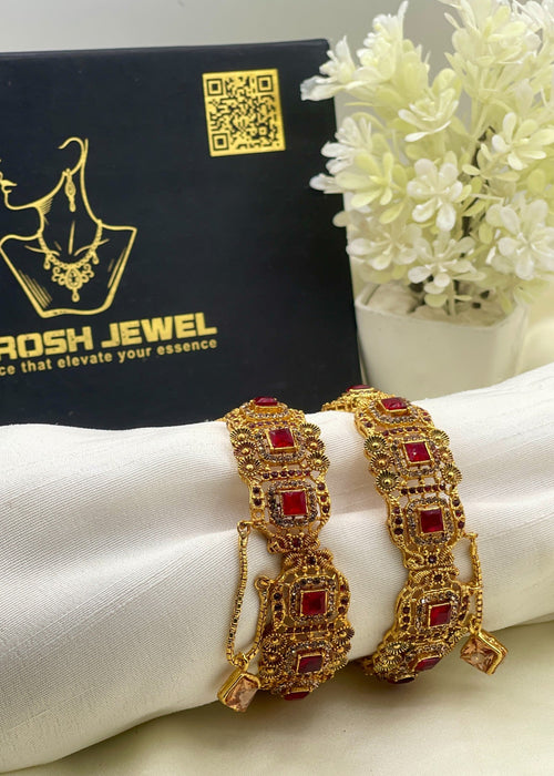 Shop the Maryam Square Karas from Zarosh Jewel