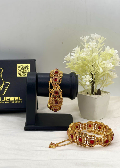 Shop the Maryam Square Karas from Zarosh Jewel