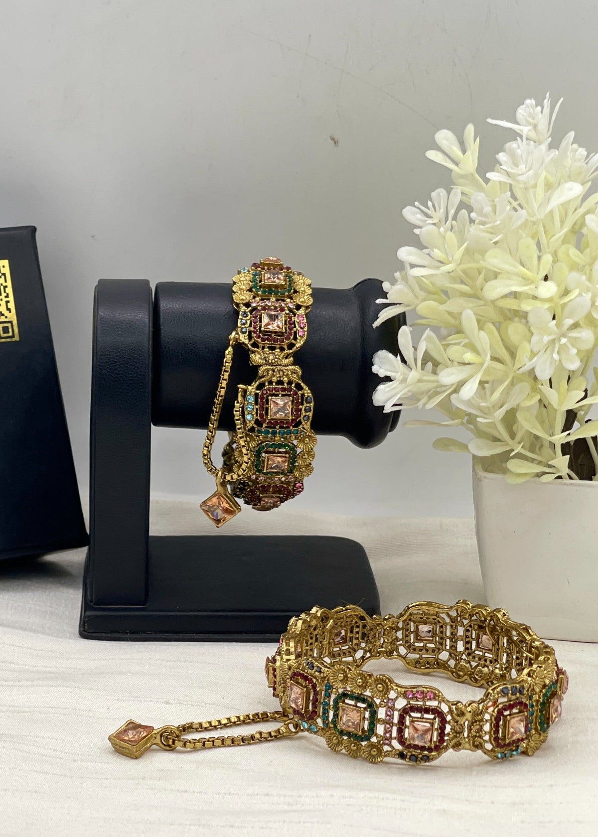 Shop the Maryam Square Karas from Zarosh Jewel