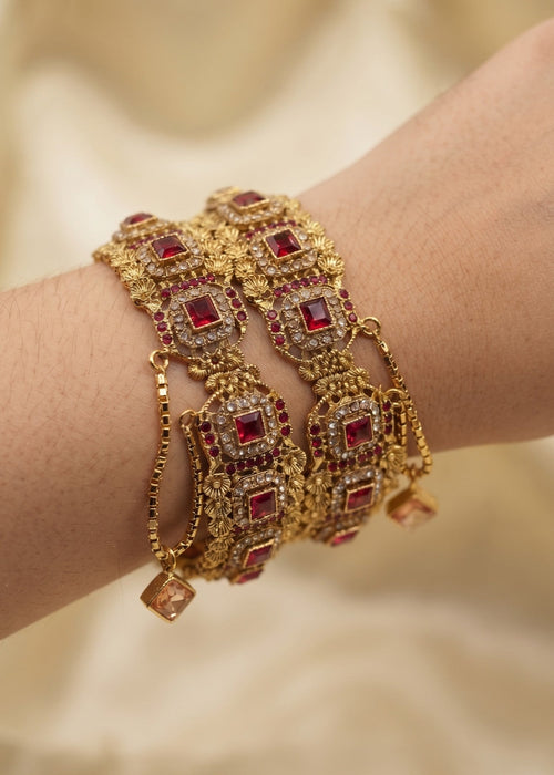 Shop the Maryam Square Karas from Zarosh Jewel
