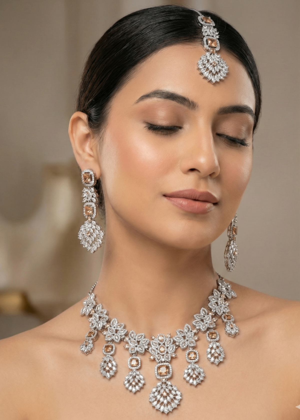 Maya Necklace Set by Zarosh Jewel