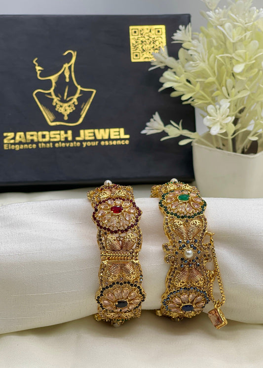 Mehak Bangle Openable by Zarosh Jewel