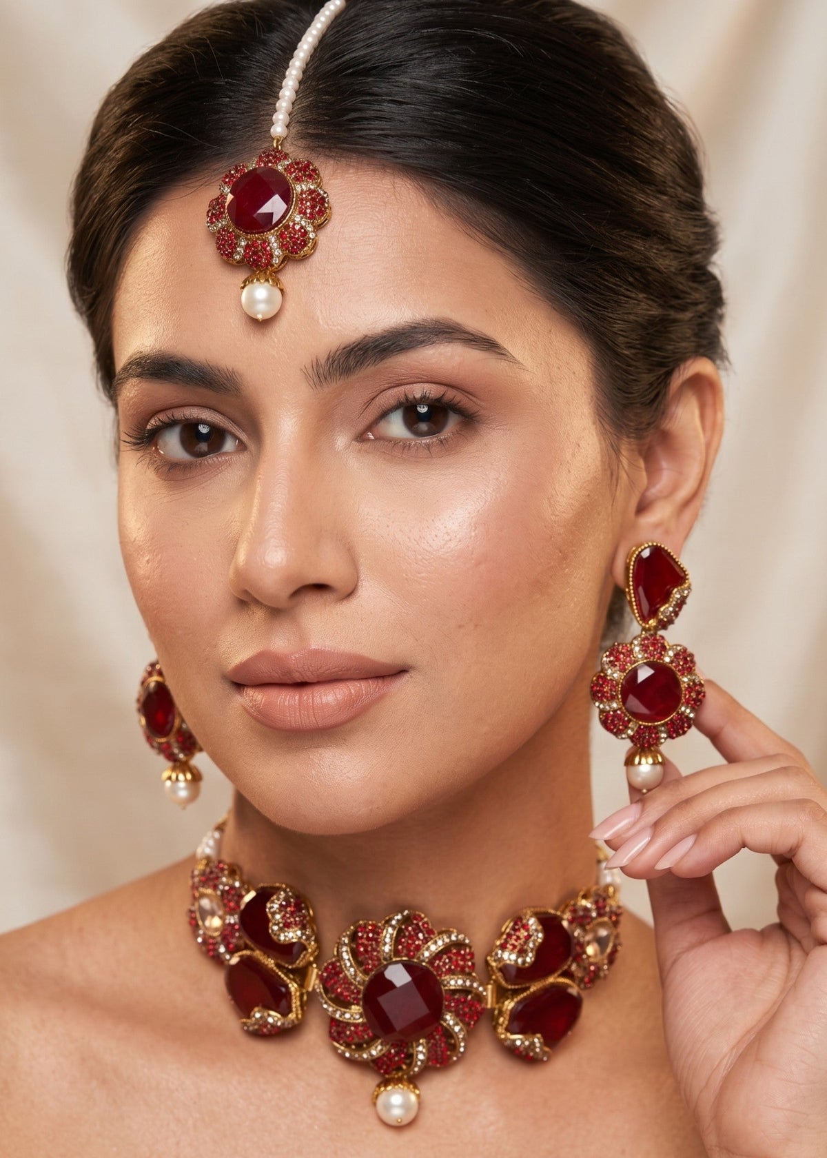 Shop the Mehar Choker Set from Zarosh Jewel