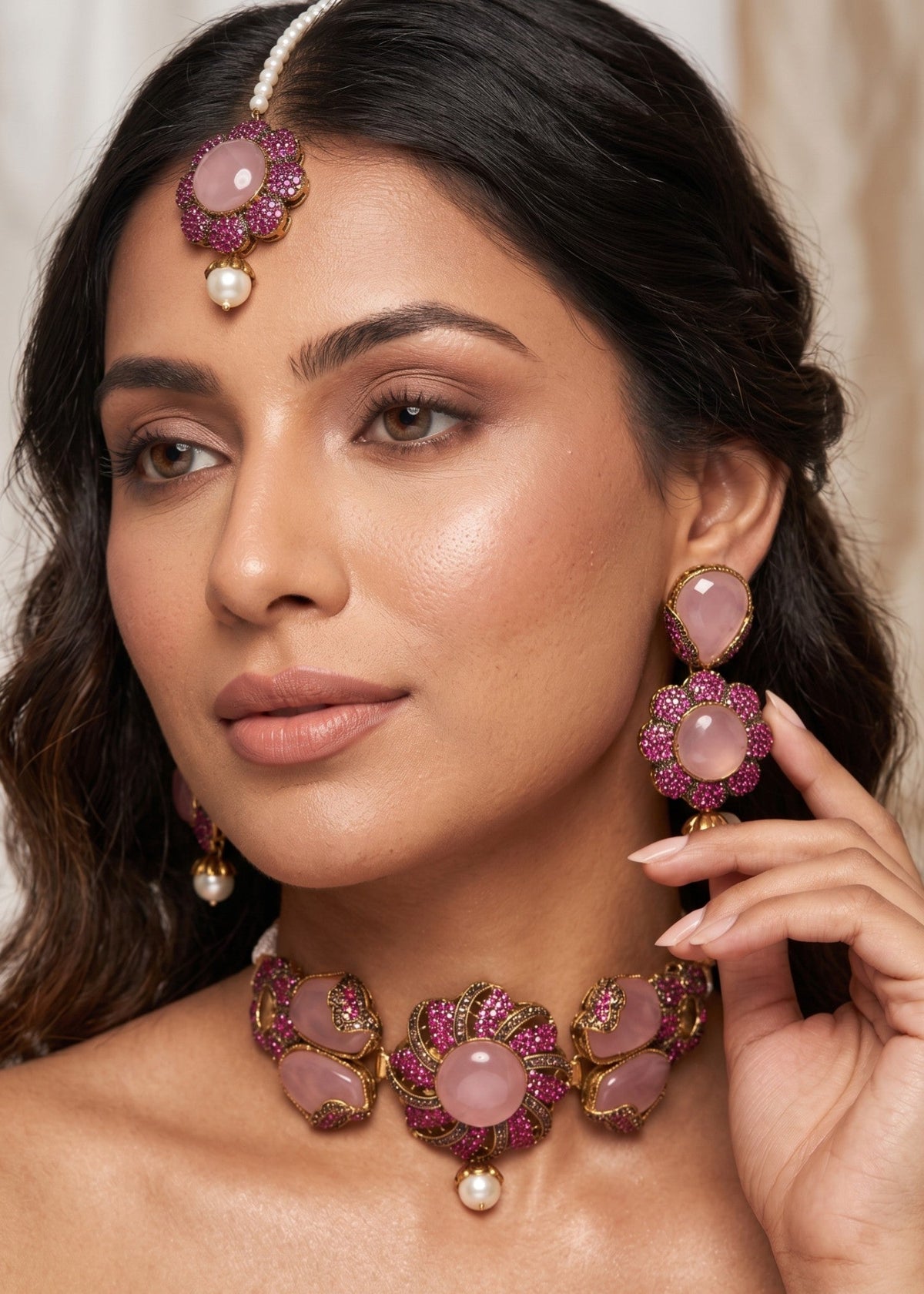 Shop the Mehar Choker Set from Zarosh Jewel