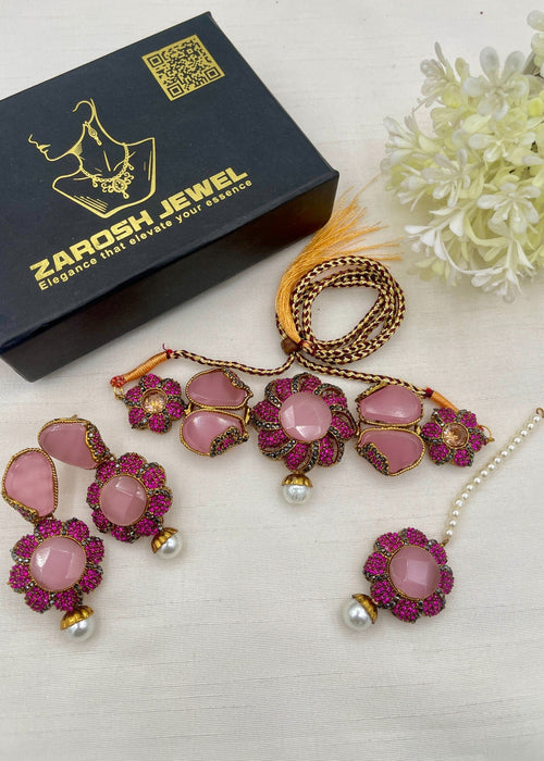 Shop the Mehar Choker Set from Zarosh Jewel
