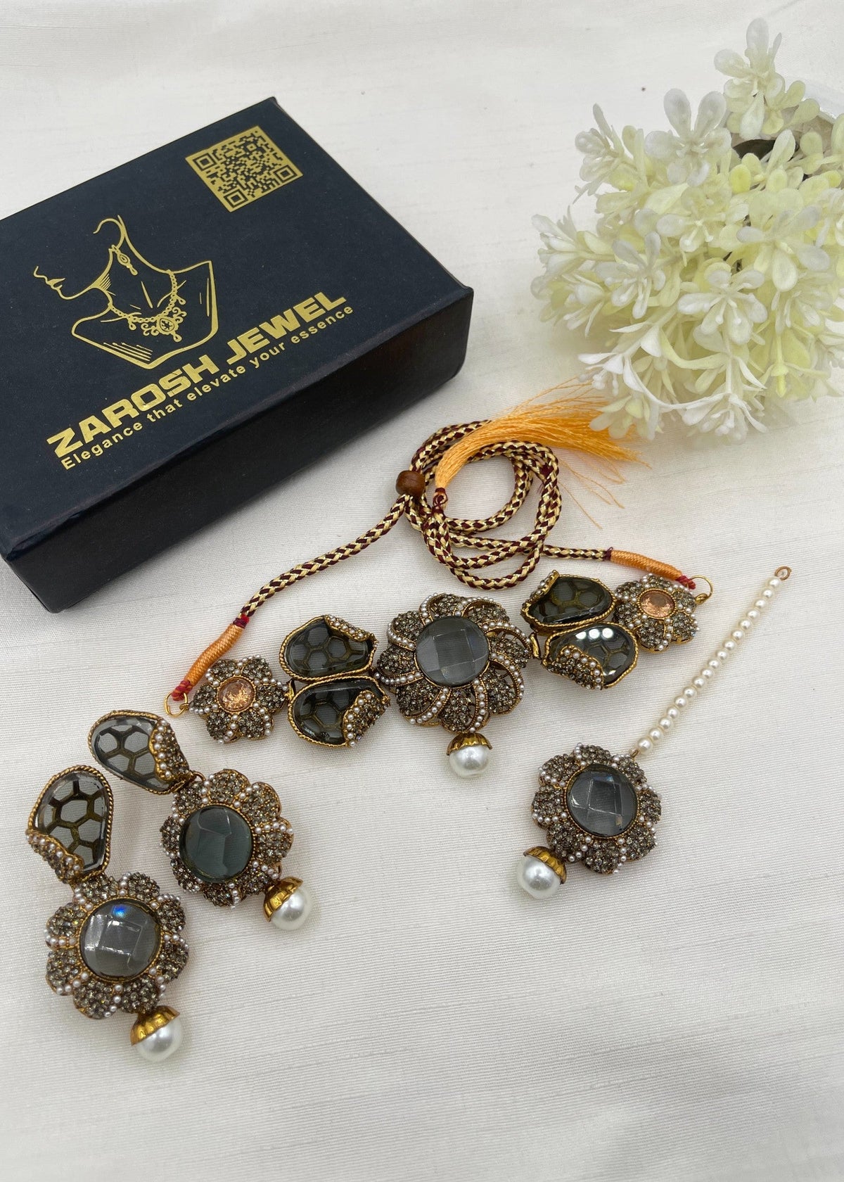 Shop the Mehar Choker Set from Zarosh Jewel