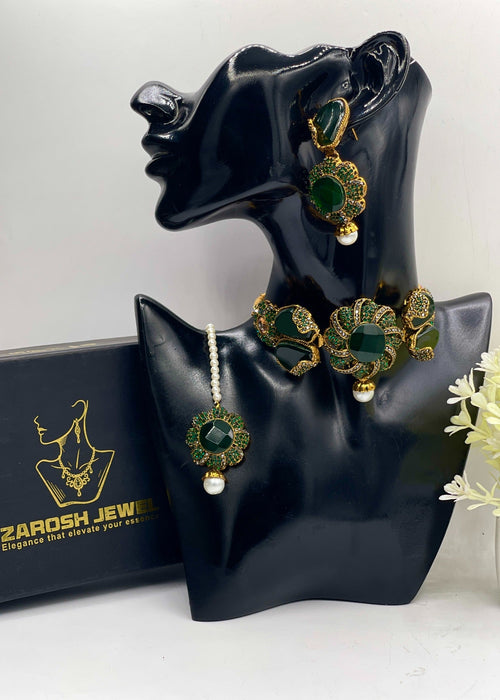 Shop the Mehar Choker Set from Zarosh Jewel