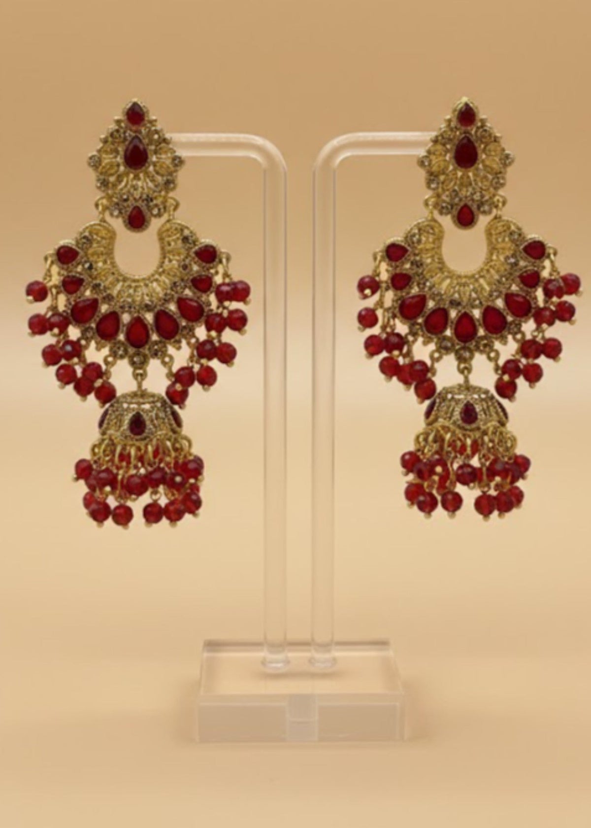 Shop the Meher Royal Chandbali Jhumka Earrings from Zarosh Jewel