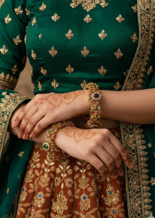 Shop the Mehr Bangles Openable from Zarosh Jewel