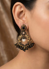Mehrunisa Chandbali Earrings by Zarosh Jewel