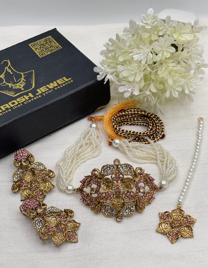 Shop the Mehwish Choker Set from Zarosh Jewel