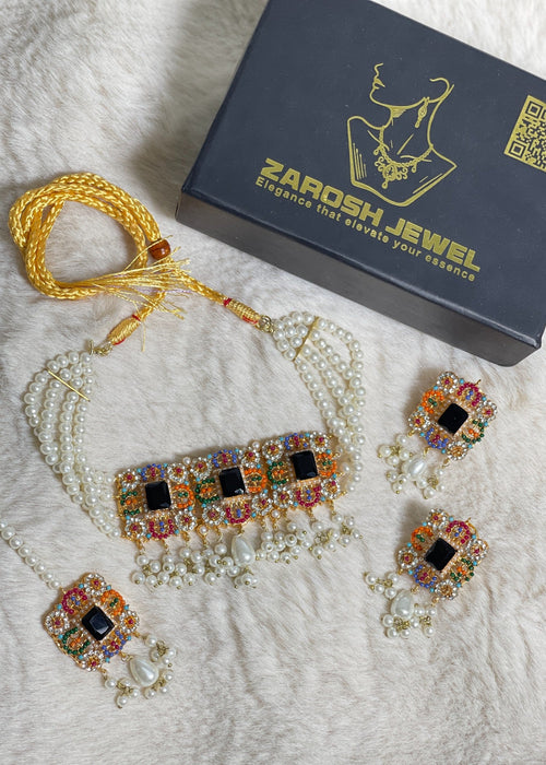 Shop the Minal Choker Set from Zarosh Jewel