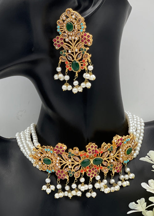 Shop the Minara Choker Set from Zarosh Jewel