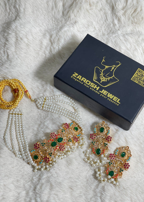 Shop the Minara Choker Set from Zarosh Jewel