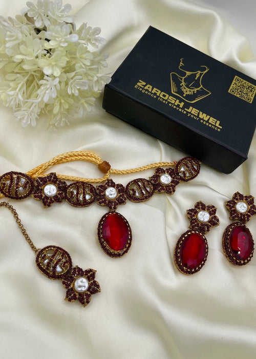 Shop the Minha Choker Set from Zarosh Jewel