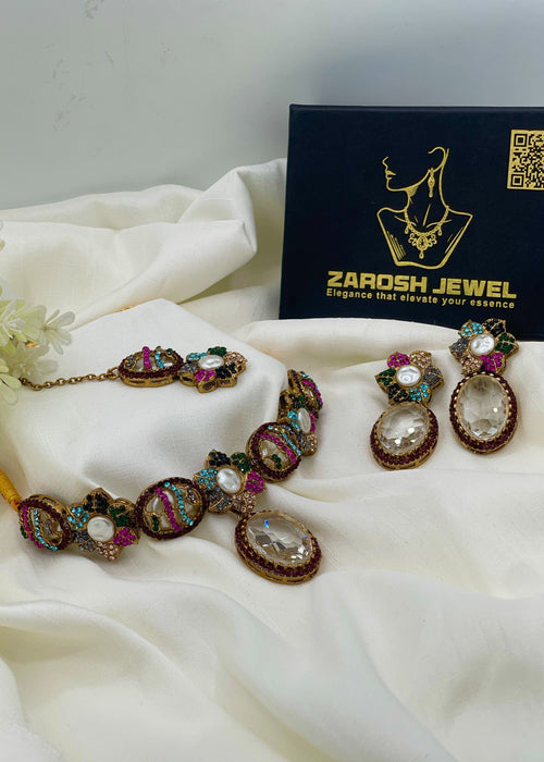 Shop the Minha Choker Set from Zarosh Jewel