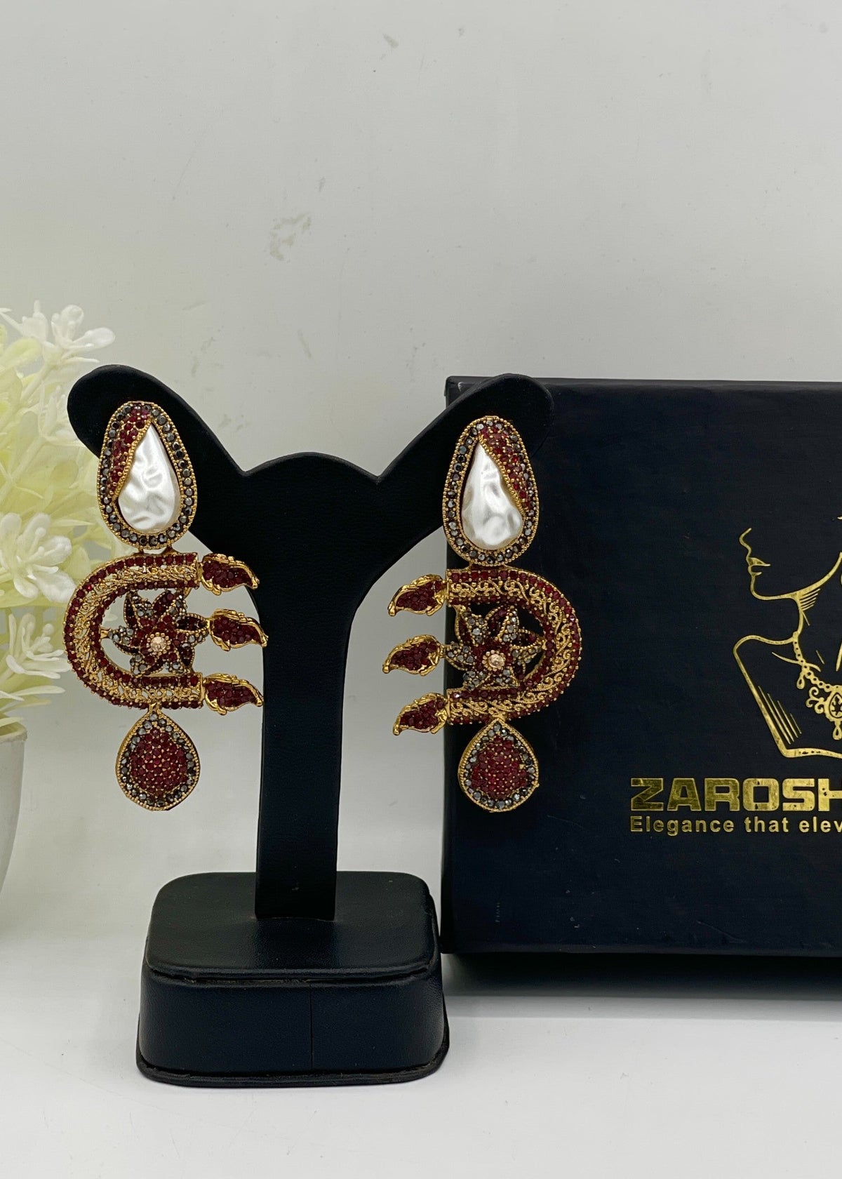 Shop the Minsa Earring from Zarosh Jewel