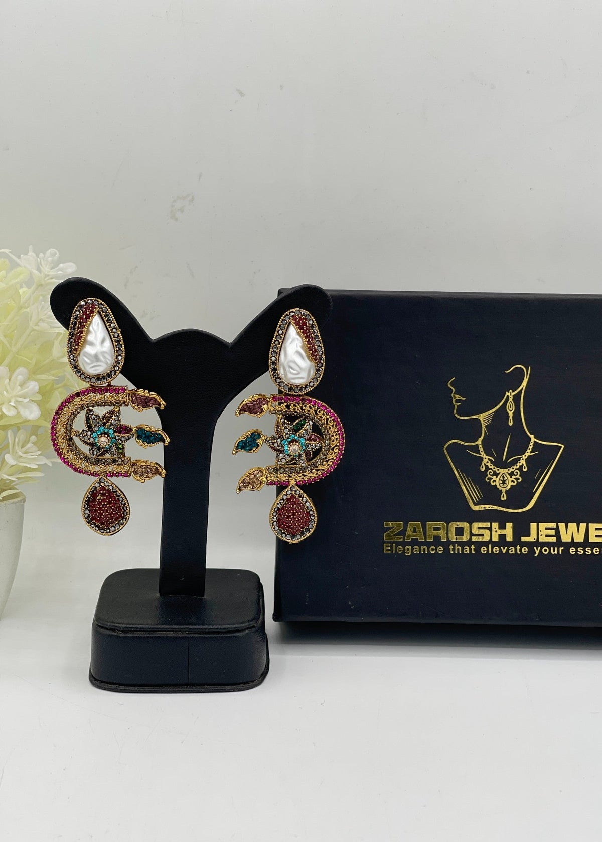 Shop the Minsa Earring from Zarosh Jewel