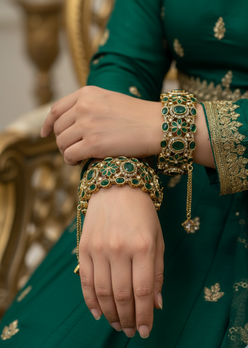 Shop the Mira Bangle Set from Zarosh Jewel