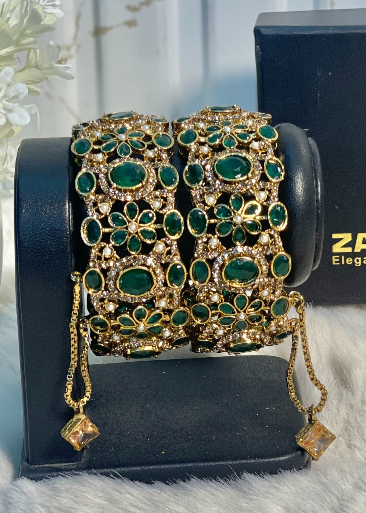 Shop the Mira Bangle Set from Zarosh Jewel